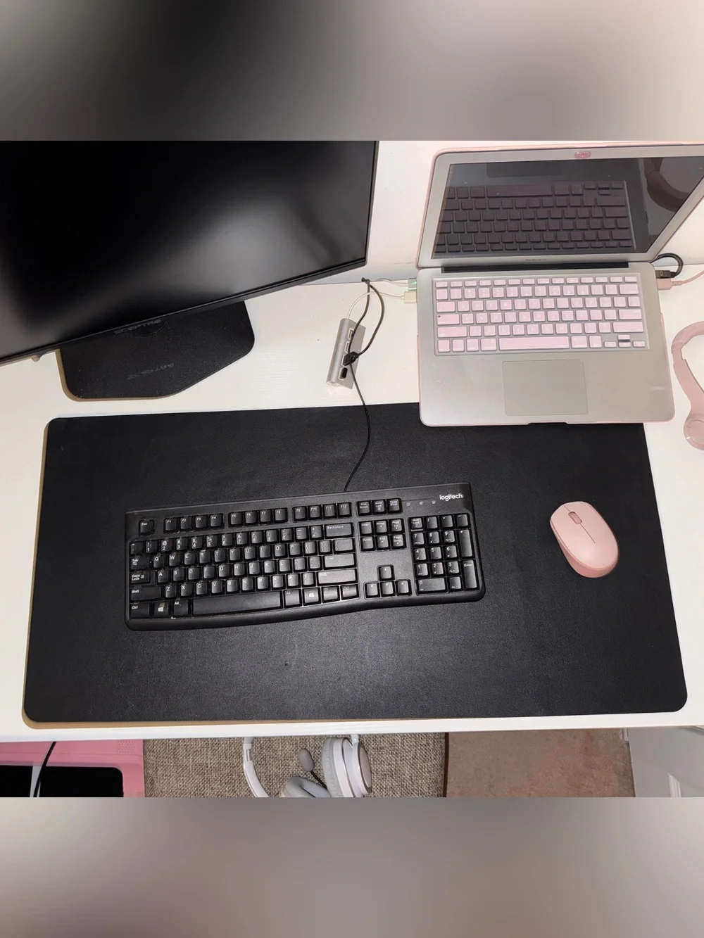 Black Desk Pad Protector